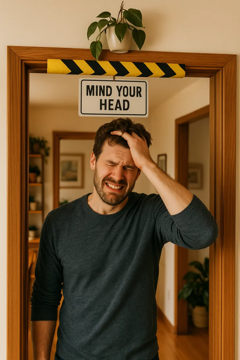 Door Frame Head Bumps: How Tall People Can Protect Themselves3