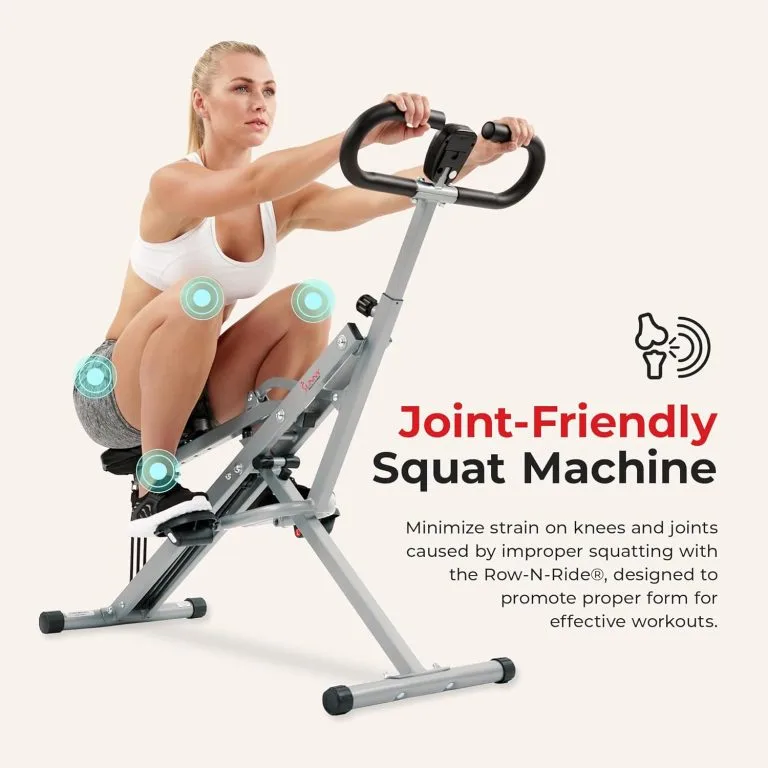 🏋️♂️ Elevate Your Home Workouts with the Sunny Health & Fitness Row-N-Ride Pro Squat Assist Trainer