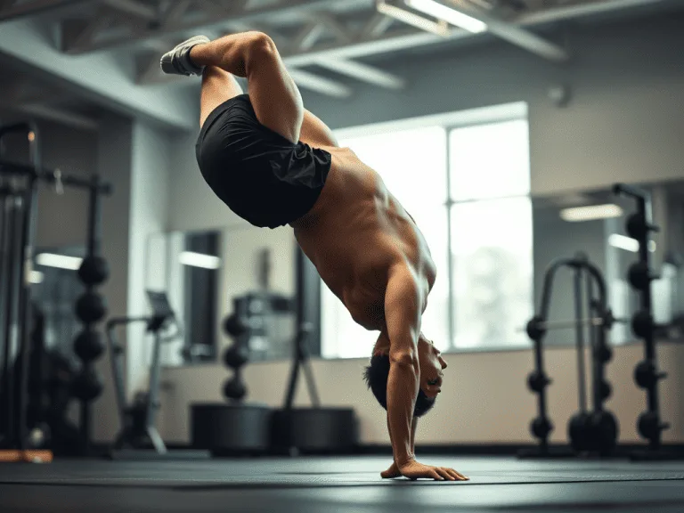 "A tall person performing a plank exercise, with good posture and core engagement, in a well-lit gym environment."